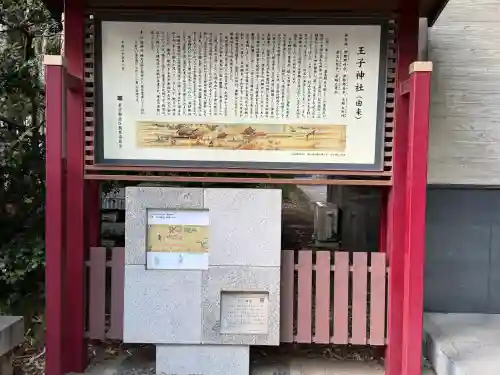 王子神社の{uncategorized: "未分類", other: "その他", undefined: "問題あり", building: "その他建物", grave: "お墓", sacred_gate: "鳥居", guardian: "狛犬", statue: "像", buddha: "仏像", history: "歴史", nature: "自然", garden: "庭園", animal: "動物", pagoda: "塔", temizu: "手水舎", mountain_gate: "山門・神門", sanctuary: "本殿・本堂", subordinate: "末社・摂社", art: "芸術", scenery: "景色", jizo: "地蔵", ema: "絵馬", goshuin: "御朱印", omikuji: "おみくじ", items: "授与品その他", amulet: "お守り", goshuincho: "御朱印帳", eats: "食事", festival: "お祭り", votive_dance: "神楽", shichigosan: "七五三参", wedding: "結婚式", experience: "体験その他", initially: "初詣", around: "周辺", anti_infection: "感染症対策"}