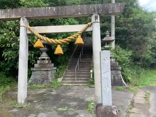 神明社（古場神明社）の鳥居