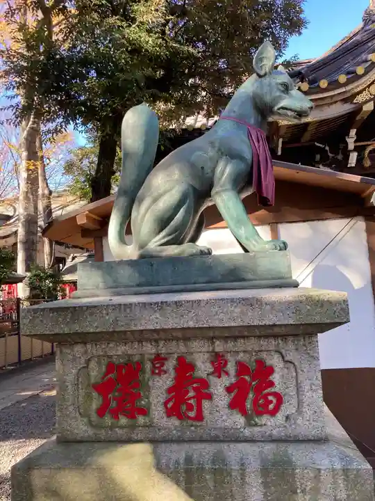 豊川稲荷東京別院の狛犬