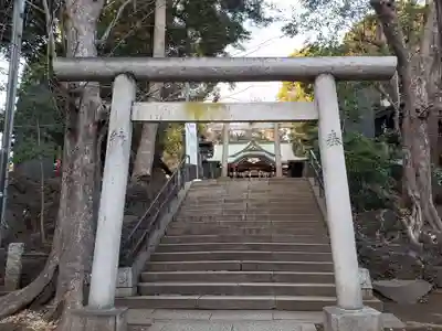中野氷川神社の鳥居