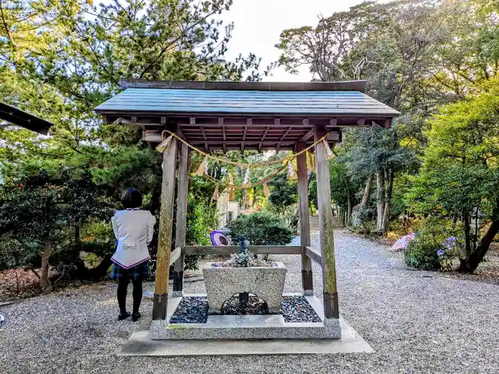 彌都加伎神社の手水舎