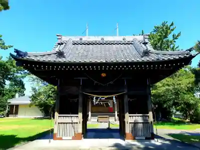津毛利神社の山門・神門