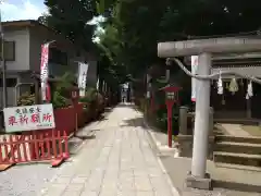 川越八幡宮の鳥居