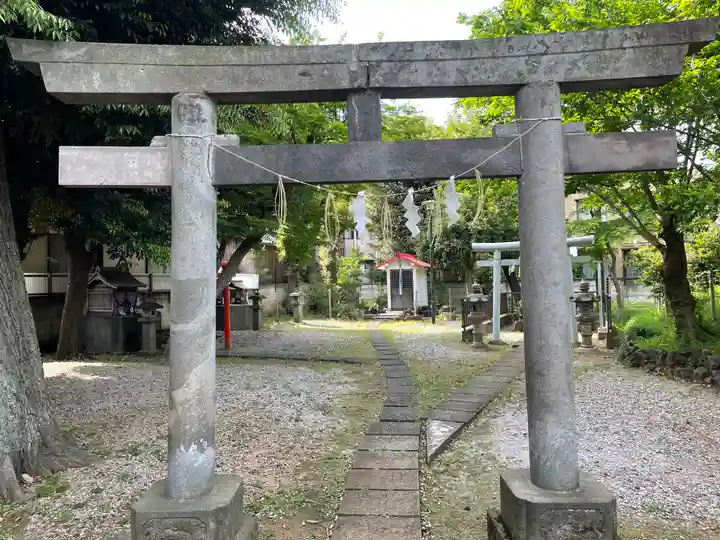 駒留八幡神社の鳥居