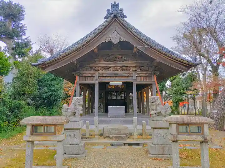 梁川八幡社(越津町)の本殿・本堂