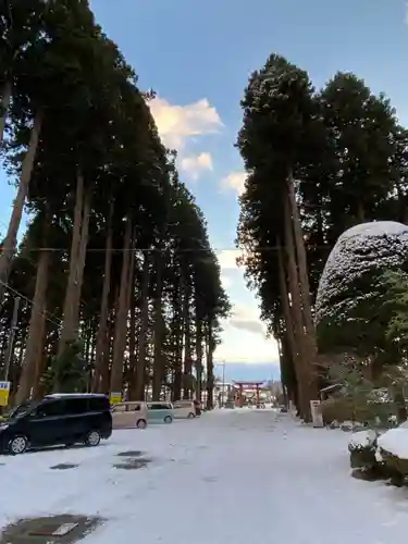 櫛引八幡宮の景色