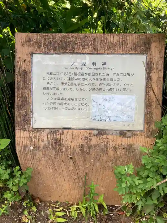 駒形神社(箱根神社摂社)の歴史