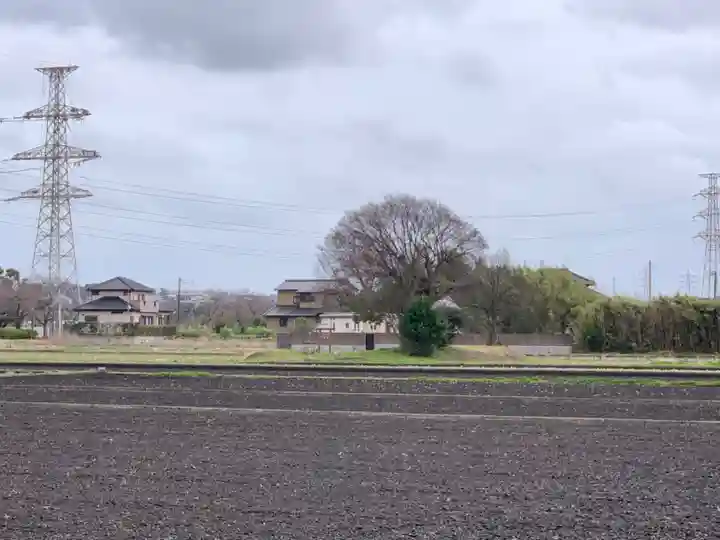 神社(名称不明)の周辺