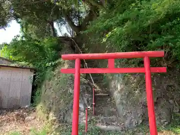 神社(名称不明)の鳥居