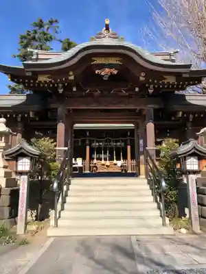 鳩ヶ谷氷川神社の山門・神門