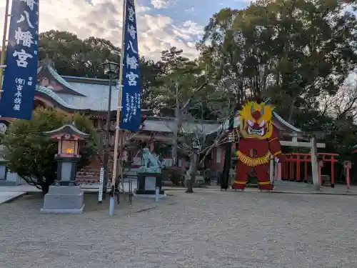 宮崎八幡宮の{uncategorized: "未分類", other: "その他", undefined: "問題あり", building: "その他建物", grave: "お墓", sacred_gate: "鳥居", guardian: "狛犬", statue: "像", buddha: "仏像", history: "歴史", nature: "自然", garden: "庭園", animal: "動物", pagoda: "塔", temizu: "手水舎", mountain_gate: "山門・神門", sanctuary: "本殿・本堂", subordinate: "末社・摂社", art: "芸術", scenery: "景色", jizo: "地蔵", ema: "絵馬", goshuin: "御朱印", omikuji: "おみくじ", items: "授与品その他", amulet: "お守り", goshuincho: "御朱印帳", eats: "食事", festival: "お祭り", votive_dance: "神楽", shichigosan: "七五三参", wedding: "結婚式", experience: "体験その他", initially: "初詣", around: "周辺", anti_infection: "感染症対策"}