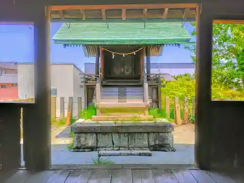 神明社（萩原町東宮重）の本殿・本堂