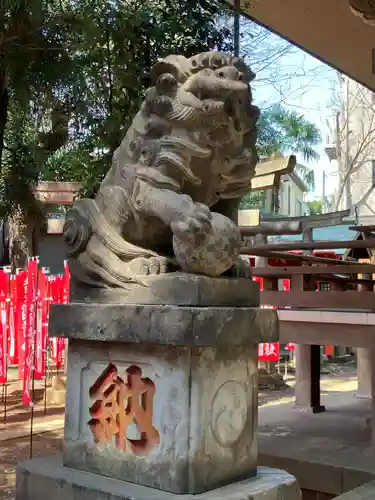 上目黒氷川神社の狛犬