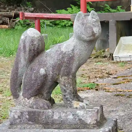 古部稲荷神社の狛犬