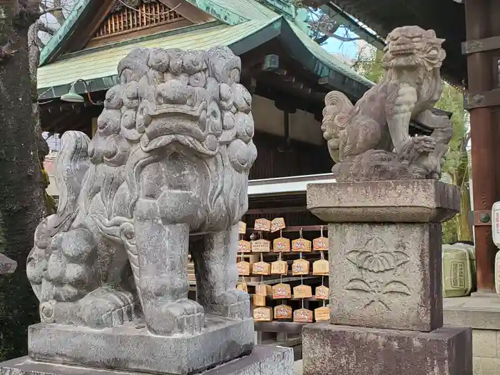 髙牟神社の狛犬