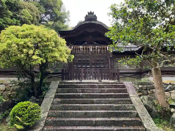 新羅善神堂(三井寺園城寺飛地境内・北院鎮守社)の山門・神門