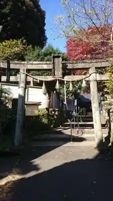 吹上稲荷神社の鳥居