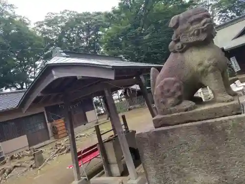上町氷川神社の狛犬