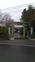 鎮守氷川神社の鳥居