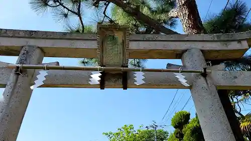 天津神社の鳥居