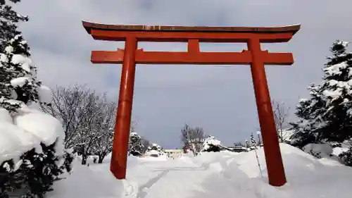 美瑛神社の鳥居