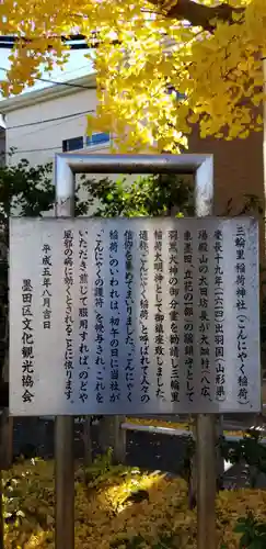 三輪里稲荷神社の歴史