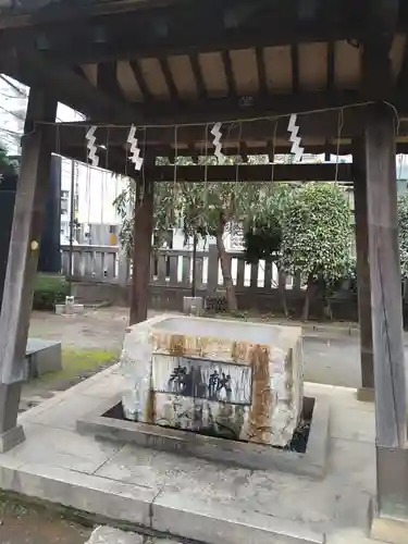 柏神社の手水舎