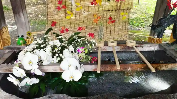 彌彦神社 (伊夜日子神社)の手水舎