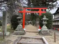 岡田鴨神社の鳥居