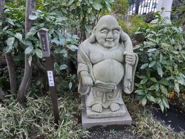 成子天神社の像