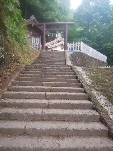 戸隠神社九頭龍社の鳥居