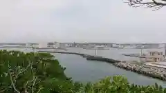 楫の三郎山神社の景色