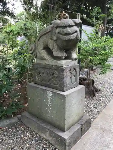 菊田神社の狛犬