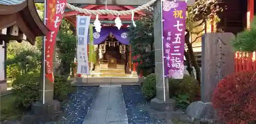葛飾氷川神社の本殿・本堂