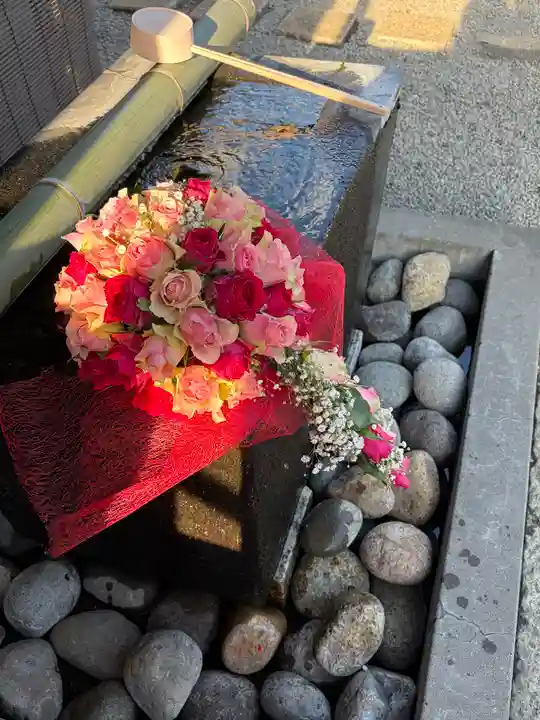 上尾御嶽神社の手水舎