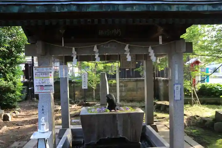 神炊館神社 ⁂奥州須賀川総鎮守⁂の手水舎