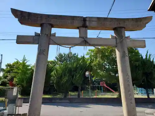 古宮住吉神社の鳥居