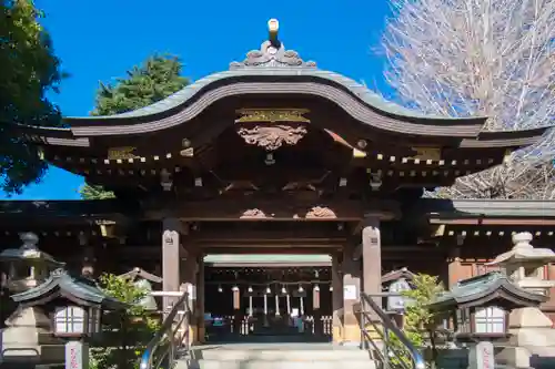 鳩ヶ谷氷川神社の山門・神門