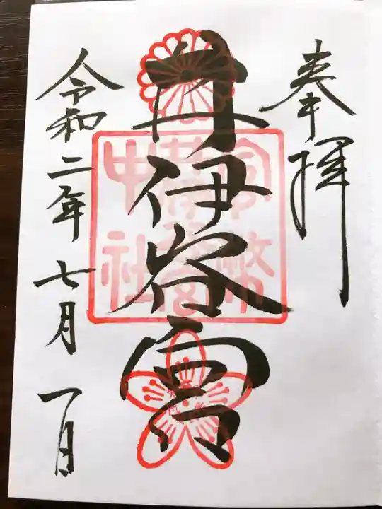 井伊谷宮の御朱印