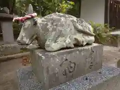 嵐山瀧神社の狛犬