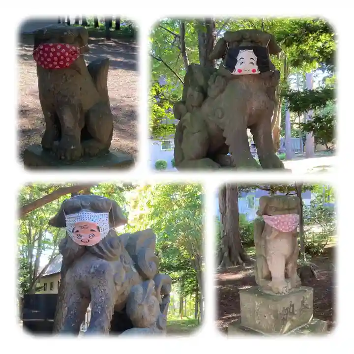 北広島市総鎮守 廣島神社の狛犬