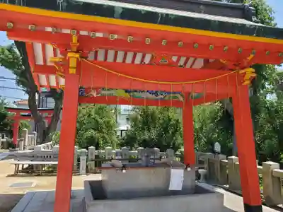 綱敷天満宮の手水舎