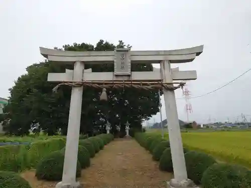 田中神社の鳥居