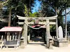 野尻川上神社の鳥居