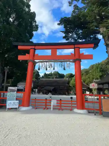 賀茂別雷神社（上賀茂神社）の鳥居