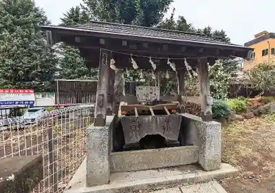 鳩ヶ谷氷川神社の手水舎