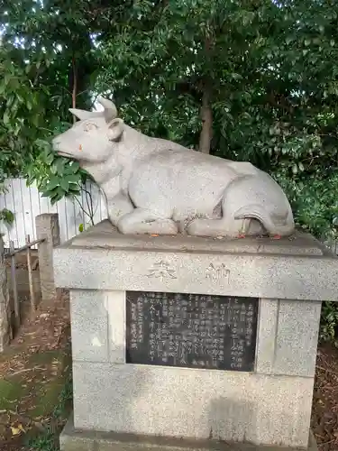 小平神明宮の狛犬