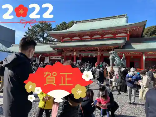 五社神社　諏訪神社の初詣