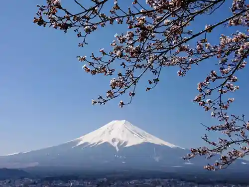 新倉富士浅間神社の景色