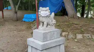 別海神社の狛犬